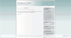 Desktop Screenshot of ilikemystyle.wordpress.com