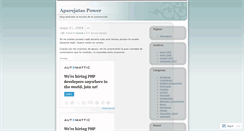 Desktop Screenshot of aparejata.wordpress.com