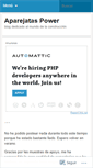 Mobile Screenshot of aparejata.wordpress.com