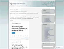 Tablet Screenshot of aparejata.wordpress.com