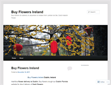 Tablet Screenshot of buyflowersireland.wordpress.com