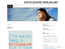 Tablet Screenshot of loveknowspeakdo.wordpress.com