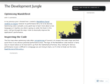 Tablet Screenshot of developmentjungle.wordpress.com