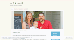 Desktop Screenshot of mattandkellyrowell.wordpress.com