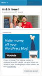 Mobile Screenshot of mattandkellyrowell.wordpress.com