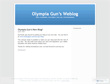 Tablet Screenshot of olympiagun.wordpress.com