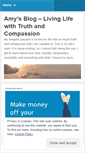 Mobile Screenshot of livinglifewithtruthandcompassion.wordpress.com