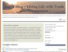 Tablet Screenshot of livinglifewithtruthandcompassion.wordpress.com
