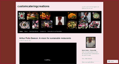 Desktop Screenshot of customcateringcreations.wordpress.com