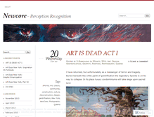 Tablet Screenshot of newcore7.wordpress.com