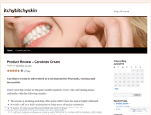 Tablet Screenshot of itchybitchyskin.wordpress.com