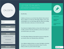 Tablet Screenshot of calebita.wordpress.com