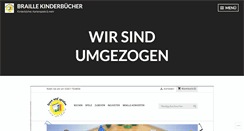 Desktop Screenshot of braillekinderbuecher.wordpress.com