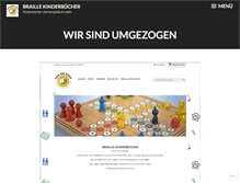 Tablet Screenshot of braillekinderbuecher.wordpress.com