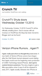 Mobile Screenshot of crunchtv.wordpress.com