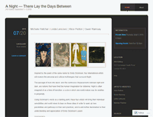 Tablet Screenshot of anightthere.wordpress.com