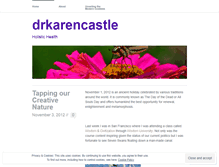 Tablet Screenshot of drkarencastle.wordpress.com