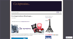 Desktop Screenshot of cesimpressions.wordpress.com