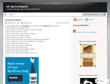 Tablet Screenshot of blakeforman.wordpress.com