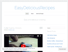 Tablet Screenshot of easydeliciousrecipes.wordpress.com