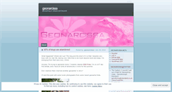 Desktop Screenshot of geonarcissa.wordpress.com