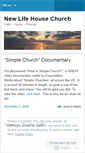 Mobile Screenshot of newlifehousechurch.wordpress.com