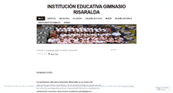 Desktop Screenshot of gimnasiorisaralda.wordpress.com