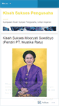 Mobile Screenshot of kisahsuksespengusaha.wordpress.com
