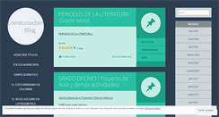 Desktop Screenshot of literaturaadamar.wordpress.com