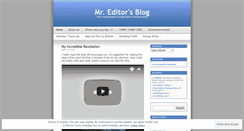 Desktop Screenshot of mreditor.wordpress.com