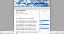 Desktop Screenshot of pameladmello.wordpress.com