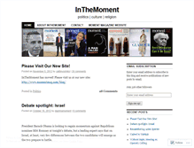 Tablet Screenshot of momentmagazine.wordpress.com