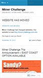Mobile Screenshot of minerchallenge.wordpress.com