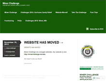 Tablet Screenshot of minerchallenge.wordpress.com