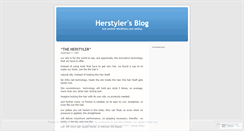 Desktop Screenshot of herstyler.wordpress.com