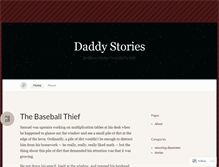 Tablet Screenshot of daddystories.wordpress.com