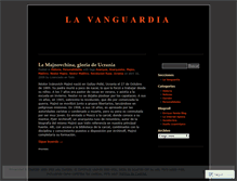 Tablet Screenshot of lavanguardia.wordpress.com