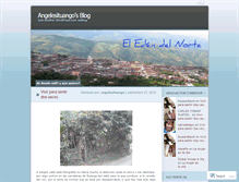 Tablet Screenshot of angelesituango.wordpress.com