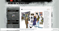 Desktop Screenshot of felineart.wordpress.com