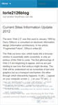 Mobile Screenshot of lorie2126blog.wordpress.com