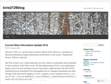 Tablet Screenshot of lorie2126blog.wordpress.com