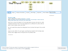 Tablet Screenshot of iform.wordpress.com