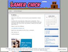 Tablet Screenshot of gamerchicks.wordpress.com