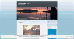 Desktop Screenshot of ladyhamilton2010.wordpress.com