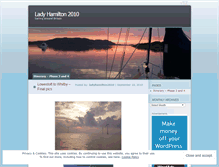 Tablet Screenshot of ladyhamilton2010.wordpress.com