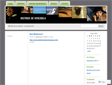 Tablet Screenshot of destinosdevenezuela.wordpress.com