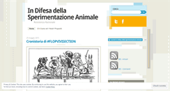 Desktop Screenshot of difesasperimentazioneanimale.wordpress.com