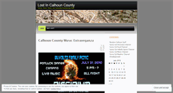 Desktop Screenshot of lostincalhouncounty.wordpress.com