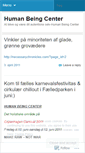 Mobile Screenshot of humanbeingcenter.wordpress.com