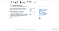 Desktop Screenshot of dripirrigation.wordpress.com